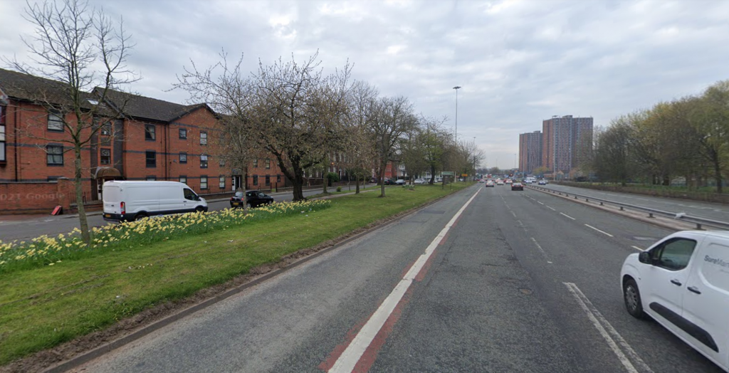 Salford roadworks