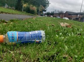 Liverpool Street often has litter scattered on it. Credit: William Hallows