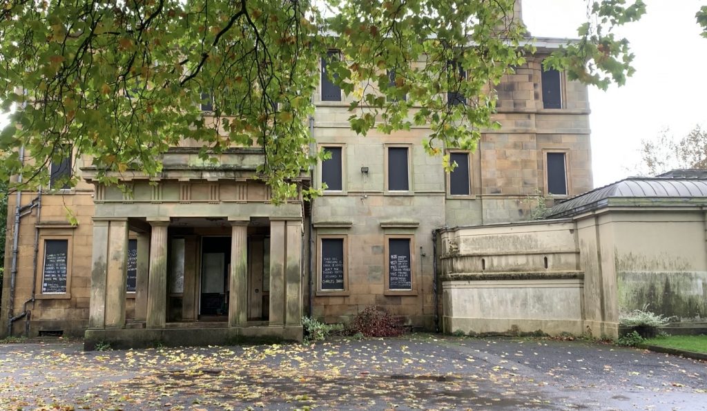 Buile Hill Mansion restoration project is underway. Photo: Courtney Davies