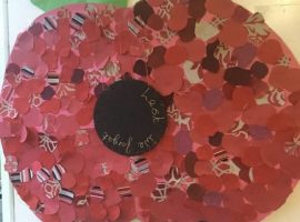 Salford Poppy Trail. Permission given by Vicki Tyrer.