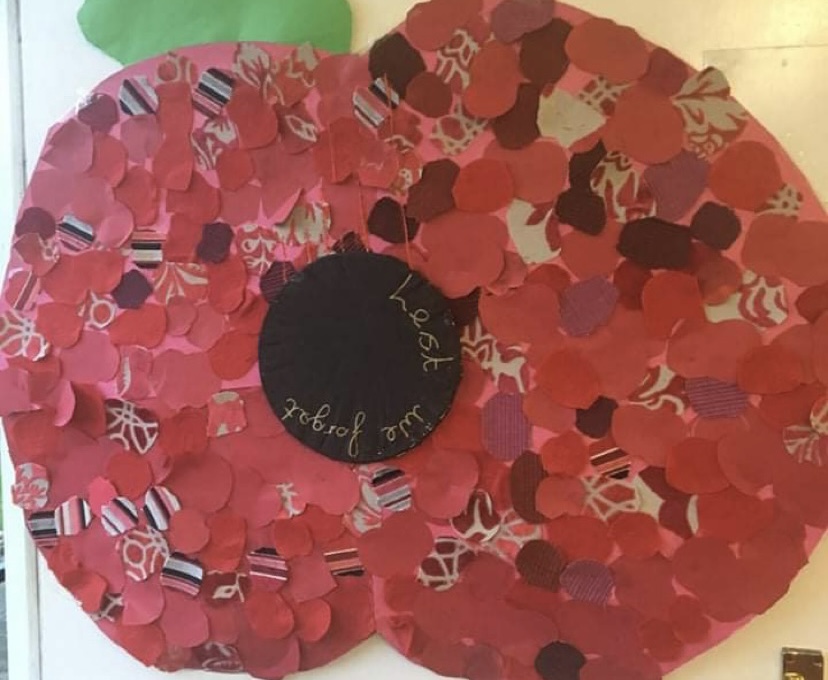 Salford Poppy Trail. Permission given by Vicki Tyrer.