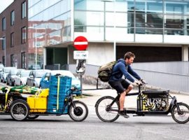 Stock image supplied by one manufacturer of e cargo bikes