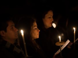 North West Sexual Violence Awareness Week vigil. Photo credit: Catholic Church England