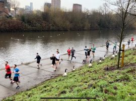 Peel Park runners mid run
Saturday 11th December 2021
Taken by: Matthew Spink