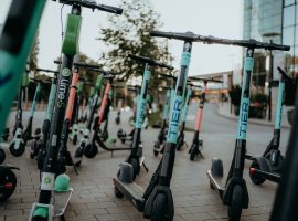 9 months after the E-scooter scheme was implemented, 80,000 trips had been taken by 30,000 riders, covering 100,000 miles. Image: Jonas Jacobsson on Unsplash