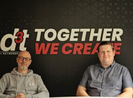 Left-right: Co-founders of d3t, Steve Powell and Jamie Campbell.