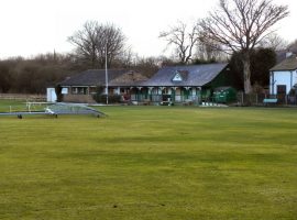 Roe green Cricket Ground. © Copyright David Dixon and licensed for reuse under this Creative Commons Licence.