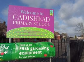 Cadishead Primary School entrance. By: Mel Cionco