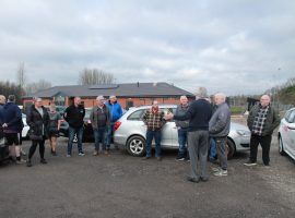 Protestors gather in Eccles
Photo by Francis Barker