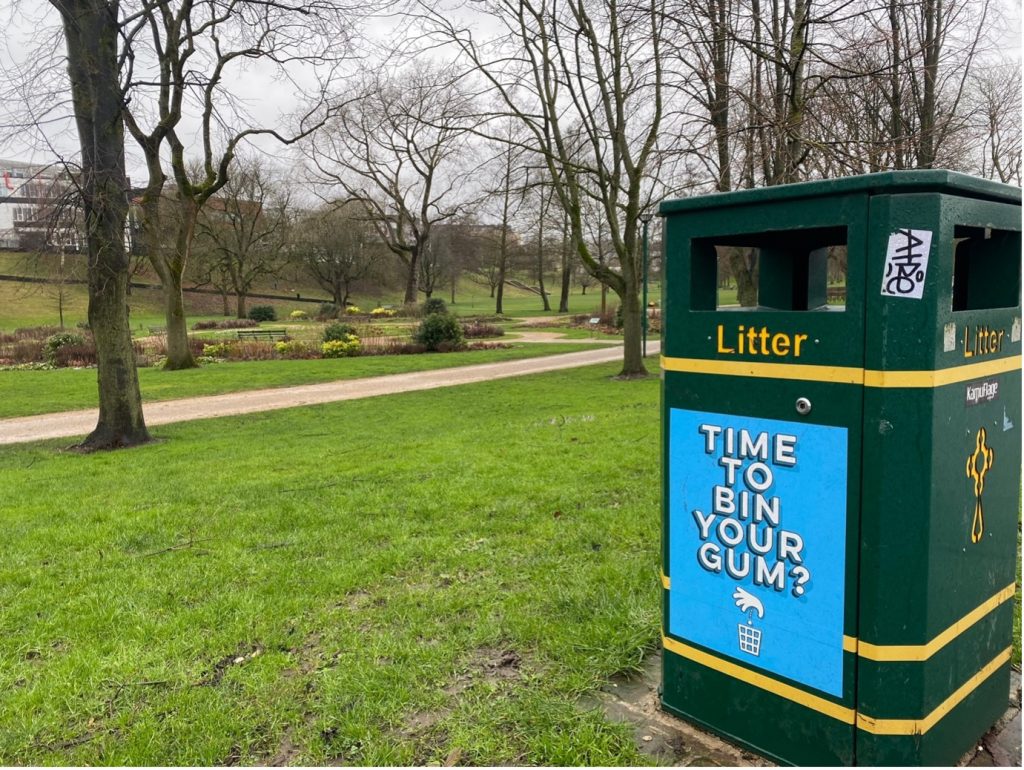 “No one wants a messy park” Salford residents come together to clean up