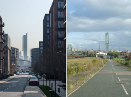 Salford in 2022 vs Salford in 2008 Green Space