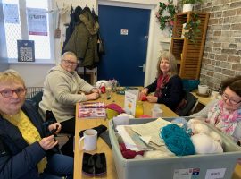 Image credit: knit and natter- hive hub swinton