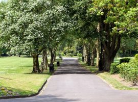 Parr Fold Park. © Copyright David Dixon and licensed for reuse under this Creative Commons Licence.