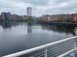 View of Salford Quays. Image courtesy of Nathan Forey