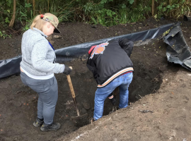 Volunteers have supported the build. Image used with permission from Ian Bocock