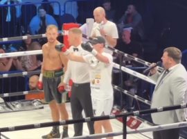 Alex Murphy wins his fifth professional boxing fight. Image credit: Screenshot from Twitter - https://twitter.com/alexmurphy0404/status/1578701217928470529?s=20&t=x6L6KcPStAnQNJAAXkgkeQ