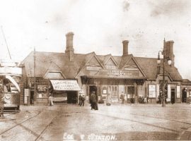 Eccles Train Station building, built in 1881