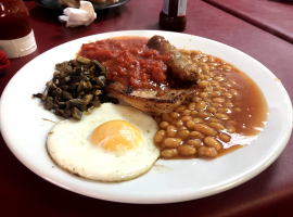 The small breakfast at Rosie's Café. Image by Harry Warner.