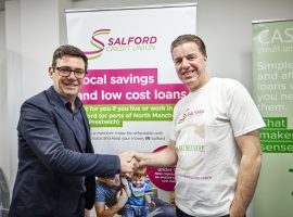Sound Pound launch event at Manchester Credit Union with vip guest Manchester Mayor Andy Burnham