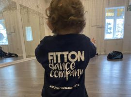 Nikki's Granddaughter wearing the company shirt. Taken by Nikki Fitton.