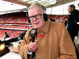 John Motson. Credit Talk Sport YouTube