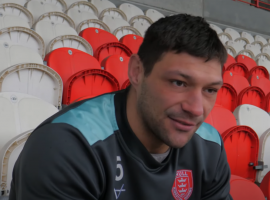 Ryan Hall. Hull KR. Image screengrab from Hull KR Youtube. https://www.youtube.com/watch?v=jkInQm09UWw