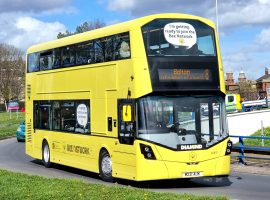 The new "Bee Network" bus. Photo by Maxson Goh