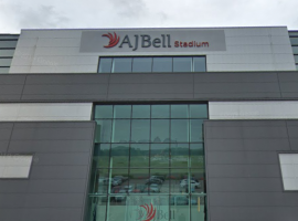 AJ Bell stadium. Screenshot from Google maps