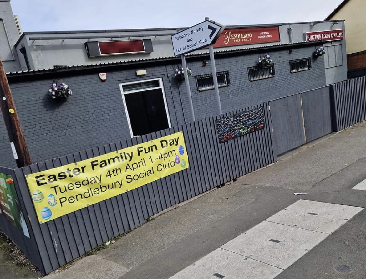 The event will take place at the Pendlebury Social Club. Image taken and given permission to use by Sharne Wilkinson. Salford family to host Easter fun day.