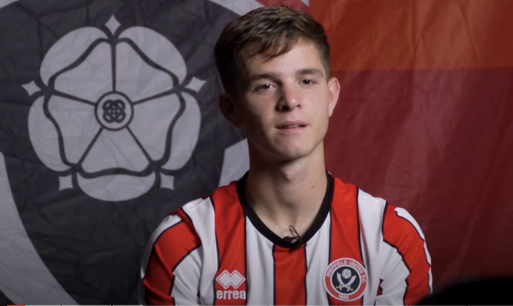 James McAtee First Interview - Sheffield United Youtube Screenshot