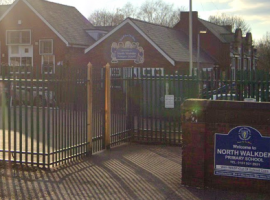 North Walkden Primary school ( Google images: https://www.google.com/maps/@53.5340921,-2.4006402,3a,75y,275.47h,78.99t/data=!3m6!1e1!3m4!1sdUouE37iYJVJQIbqWkew9Q!2e0!7i16384!8i8192?entry=ttu)