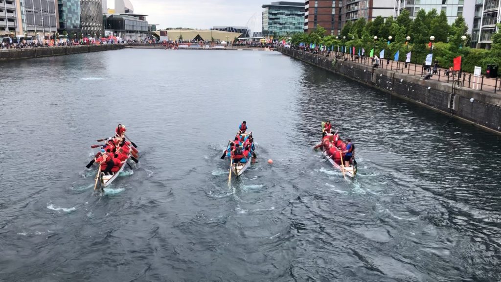 Dragon Boating on the Quays. Credit: Harry Warner