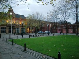 Salford old fire station, The Crescent, Salford, Greater Manchester