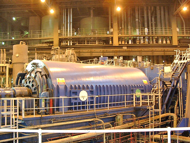 One of the generators in the Drax Power Station in Selby. Credit Wikicommons. https://commons.wikimedia.org/wiki/File:Drax_power_station_generator.jpg
