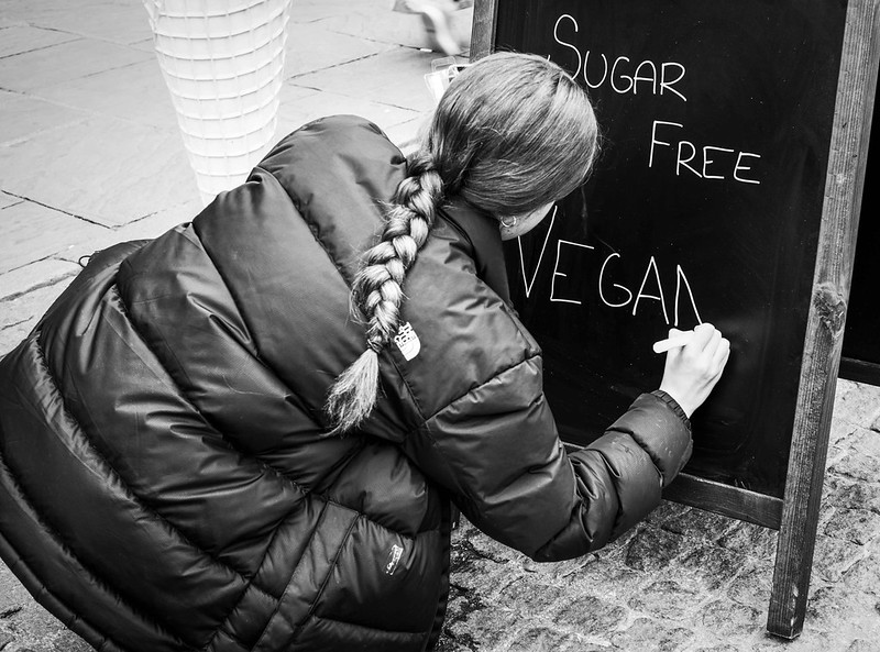 "Sugar Free Vegan". Photo credit to DS William on Flickr under Creative Commons