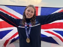 Salford swim star Amelie gets the gold

Photo given permission to use/taken by Nicola Blocksidge