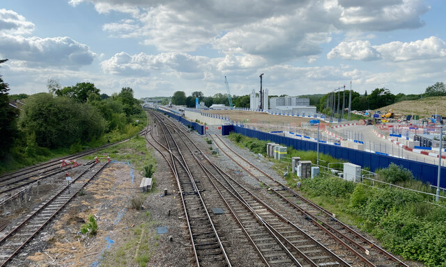 HS2 works. Credit: Geograph. https://www.geograph.org.uk/photo/7489884