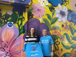 Laura and Karen outside of the Life Centre - via Alfie Mulligan