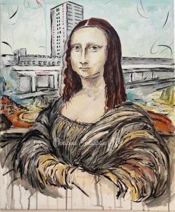 Mona Lisa art from Chelsea Entwistle art, permission to use from Chelsea Entwistle