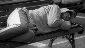 Working homelessness is on the rise (Image creative commons:Stockvault https://www.stockvault.net/photo/286543/homeless-man-sleeping)