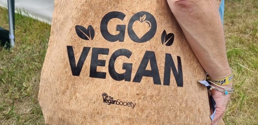 "Tote bag". Photo credit: The Vegan Society Press Release