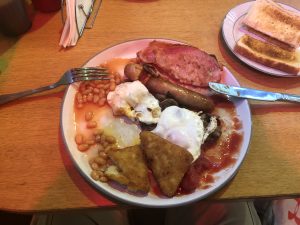 Harold's Café breakfast was hard to resist. Credit: Harry Warner