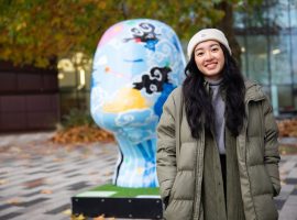 Salford University 'Embrace' sculpture