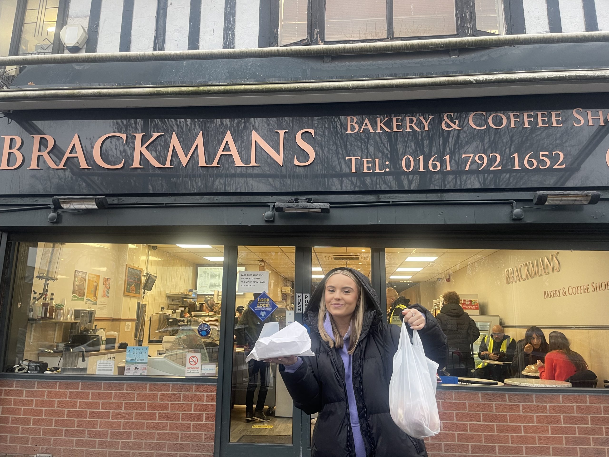 Review Brackman's Bakery and Coffee Shop Hanukkah special Salford Now
