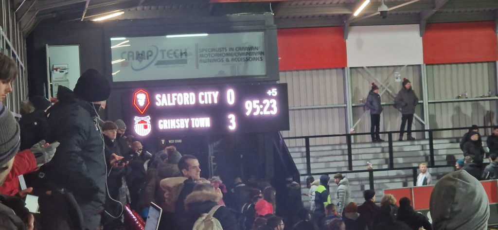 Score at grimsby salford