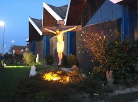 "Everyone is just so shocked"- Thieves steal Jesus statue from Salford church with electric saw