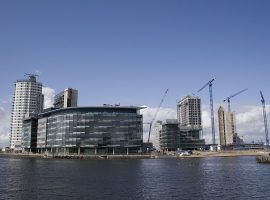 Salford Quays Author of image: Parrot of Doom, Wikimedia