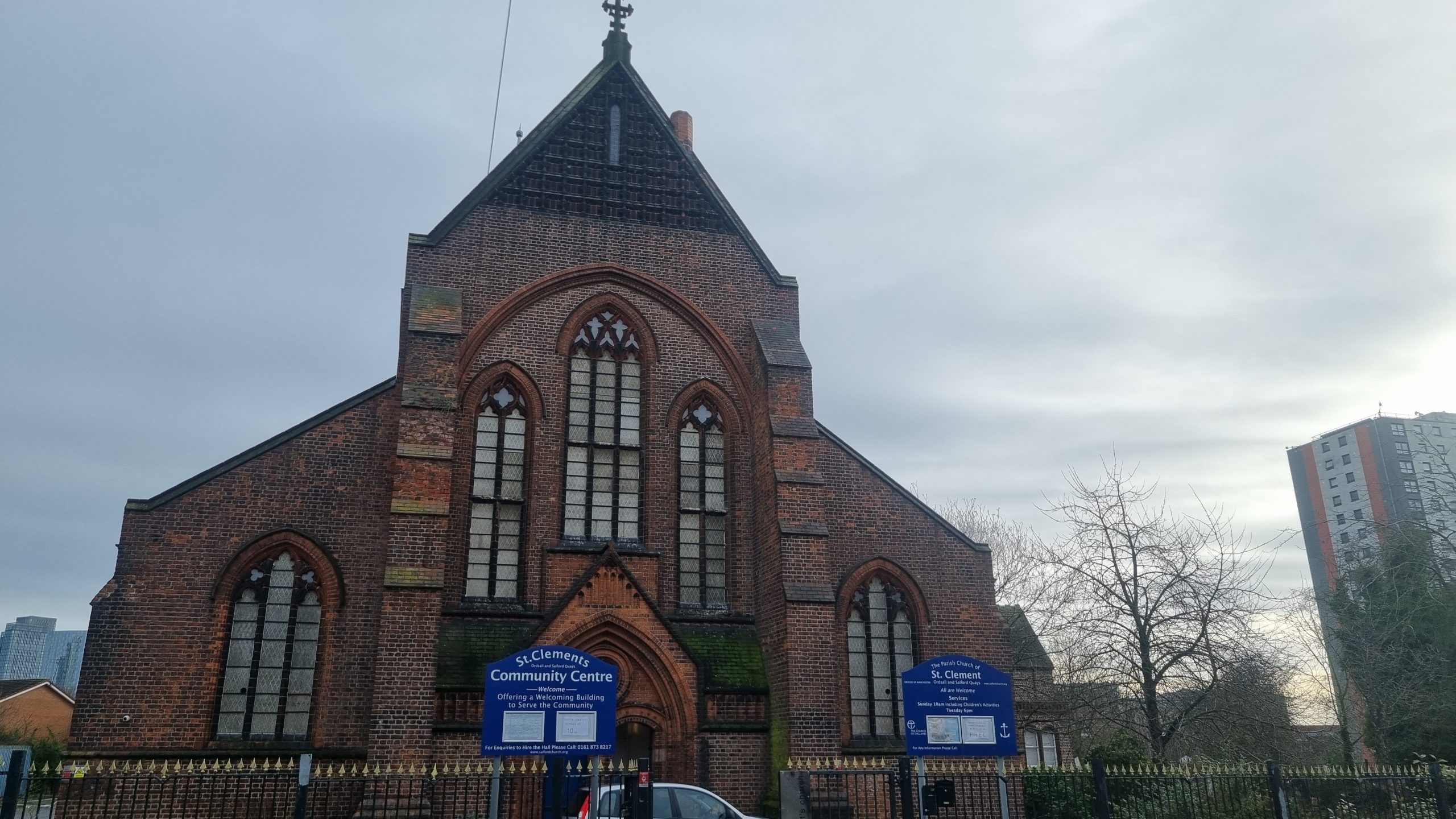 Outside of St Clements church, taken by me