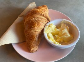 Grindsmith Coffee croissant