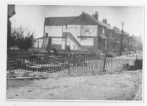 Image of houses being rebuilt in 1983 on Temple drive image 